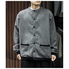 INTERIM HYPER BIG LOVAT KIRK TWEED HBT TIROL CREW JACKET IT23A019画像