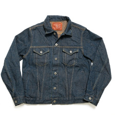 ONI DENIM 20oz ONI Secret Denim - 歌舞伎耳 (緯糸柿渋色) 3rd Type Denim Jacket ONI-02527PKA画像