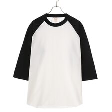 GOLD U.S. COTTON BASEBALL T-SHIRT 2-TONE 24A-GL69313画像