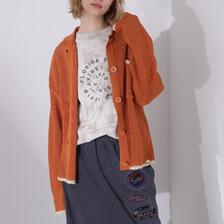 AVIREX MACRAME LINE CARDIGAN 7834141602画像