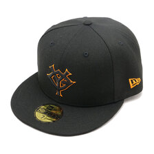 NEW ERA 59FIFTY 読売ジャイアンツ ブラック &times; ブラック/オレンジ 60575678画像