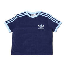 adidas TERRY 3STRIPES TEE DKBLUE IR7465画像