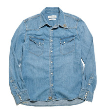 REMI RELIEF DENIM WESTERN SHIRT - 小花スタッズ - RN2014SDM画像