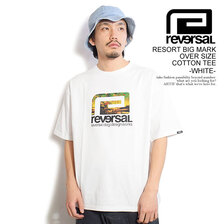 reversal RESORT BIG MARK OVER SIZE COTTON TEE RV24SS003画像