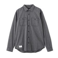 Schott COTTON COVERT LS SHIRT 7824920002画像