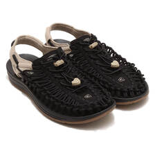 KEEN UNEEK Black/Plaza Taupe 1027437画像