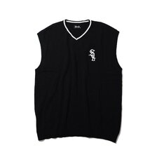 Subciety V-Neck Knit Vest 107-54961画像