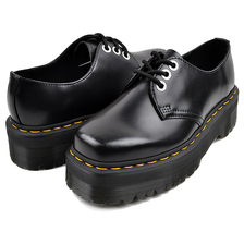 Dr.Martens 1461 QUAD SQUARED POLISHED SMOOTH BLACK 31299001画像