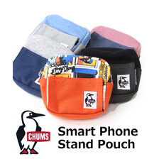 CHUMS Smart Phone Stand Pouch Sweat Nylon CH60-3734画像