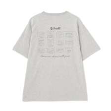 Schott T-SHIRT "ARCHIVE STAMPS" 7824134013画像