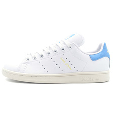 adidas STAN SMITH W FTWR WHITE/SEMI BLUE BURST/ALMOST YELLOW IE0467画像