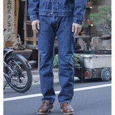 Scye Selvedge Denim Used Wash Straight Leg Jeans 5724-81518画像