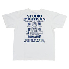 STUDIO D'ARTISAN ビリケンコラボ 半袖 Tシャツ USAコットンプリント BILLI-004画像