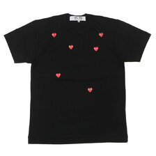 PLAY COMME des GARCONS MENS 6 HEART TEE AX-T338-051画像
