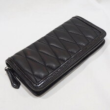 THE FLAT HEAD DEERSKIN QUILTING FULLZIP WALLET FN-WLZ4-7Z5画像