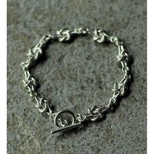 INTERIM TAXCO SILVER SMALL CHAIN BRACELET IT24S373画像