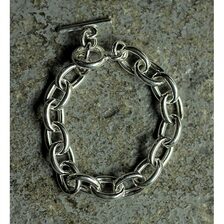 INTERIM TAXCO SILVER MEDIUM CHAIN BRACELET IT24S401画像