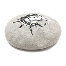 CA4LA STATUE OF LIBERTY BERET LIGHT GRAY CAW00591画像
