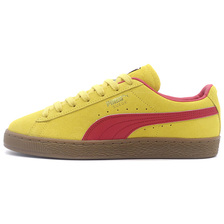 PUMA SUEDE TERRACE PELE YELLOW/CLUB RED 396451-03画像