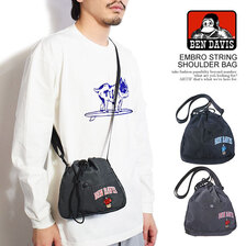 BEN DAVIS EMBRO STRING SHOULDER BAG BDW-8336画像