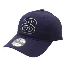 STUSSY NEW ERA 9TWENTY SS APPLIQUE NAVY画像