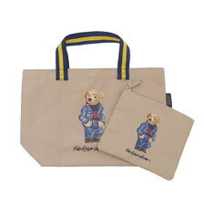 POLO RALPH LAUREN Shopping Tote Bear BEIGE画像