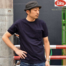 UES インディゴクルーネック Tシャツ 652430画像
