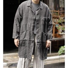 orslow SHOP COAT CHARCOAL GRAY 01-6039-60画像