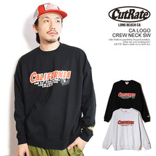CUTRATE CA LOGO CREW NECK SW CR-24SS007画像