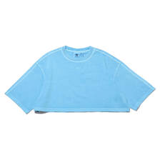 adidas ESSENTIALS+ CROPPED TEE SEBLBU IR5994画像