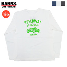 BARNS COZUN 両Vガゼット L/S T-shirt SPEEDWAY BR-24119画像