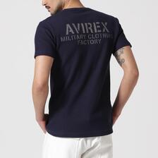 AVIREX MINI WAFFLE V NECK T-SHIRT 7834134071画像