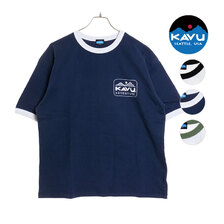 KAVU Adventure Logo Ringer Tee 19822014画像