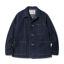 SUGAR CANE FICTION ROMANCE 11oz. BLUE DENIM 1920's WORK COAT SC15503画像