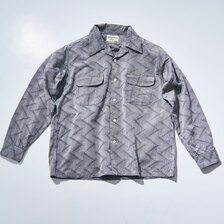 SAMURAI JEANS SOS24-SS ジャギーツイル2ポケット長袖ワークシャツ画像