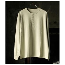 ULTERIOR TWISTED TENJIKU HENLEY NECK L/S ULCS74-HA167画像