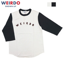 WEIRDO BASEBALL HENRY T-SHIRTS WRD-24-SS-19画像