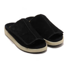 Clarks OverleighSlide Black Sde 26175779画像