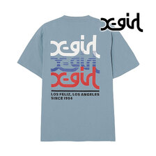 X-girl TRIPLE MILLS LOGO S/S TEE 105241011014画像