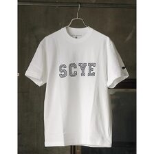Scye Logo-Flocked T-Shirt 5724-21701画像