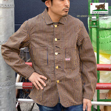 TCB jeans Cathartt Chore Coat Tabby Cat Stripe画像