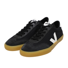VEJA VOLLEY CANVAS BLACK WHITE NATURAL VJVO013529画像