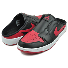 NIKE AIR JORDAN MULE GOLF black/versity red-white FJ1214-001画像