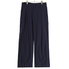 URU WOOL RAYON SILK - 1 TUCK PANTS 24SWRS04画像