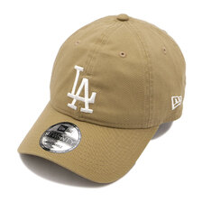 NEW ERA 9TWENTY ウォッシュドコットン ロサンゼルス・ドジャース カーキ &times; ホワイト 13562186画像