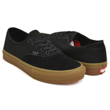 VANS SKATE AUTHENTIC BLACK / BLACK / GUM VN0A5FC80I4画像