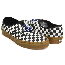VANS AUTHENTIC CHECKERBOARD BLACK / WHITE VN0009PVBZW画像