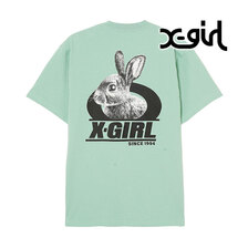 X-girl TWO TONE RABBIT S/S TEE 105241011022画像