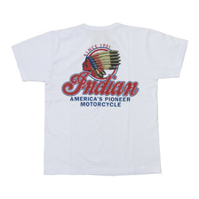 INDIAN MOTORCYCLE PRINT T-SHIRTS "INDIAN HEAD" IM79364画像