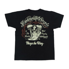 INDIAN MOTORCYCLE PRINT T-SHIRTS "BLAZES THE WAY" IM79363画像
